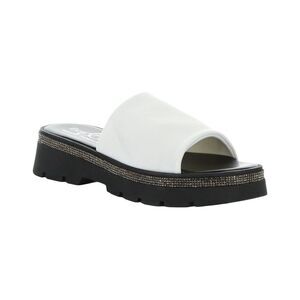 Bos. & Co. Counsil Stretch Sandal, White